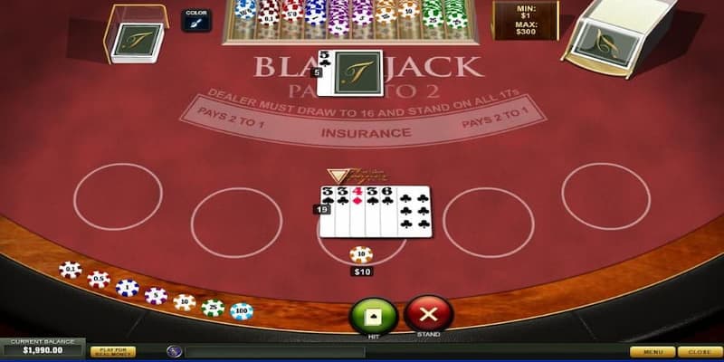 Những ưu điểm của việc tham gia chơi blackjack trực tuyến uy tín